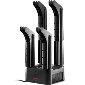 Sèche-Chaussures Détachable VEVOR à 4 Tubes - Séchage Rapide et Minuterie