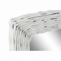 Miroir mural DKD Home Decor Verre MDF Blanc osier Cottage (53 x 63 x 4 cm) (53,5 72,99 €