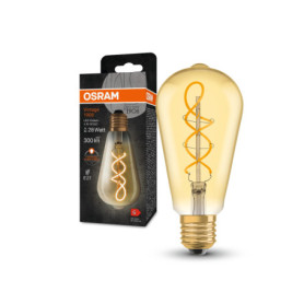Ampoule LED Osram Vintage 1906® E27 Sphérique Or 4W