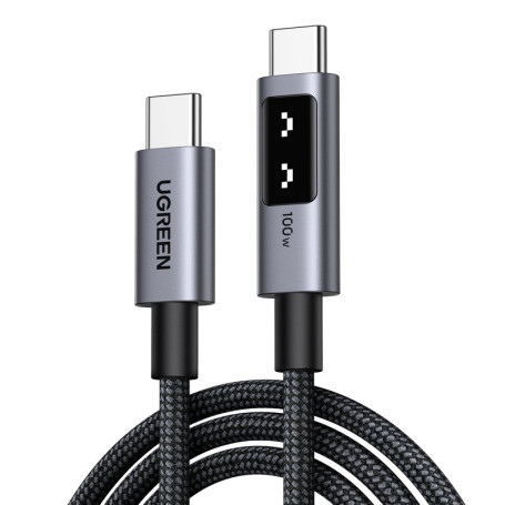 UGREEN Câble USB C vers USB C 100W Charge Rapide en Nylon 0.5M