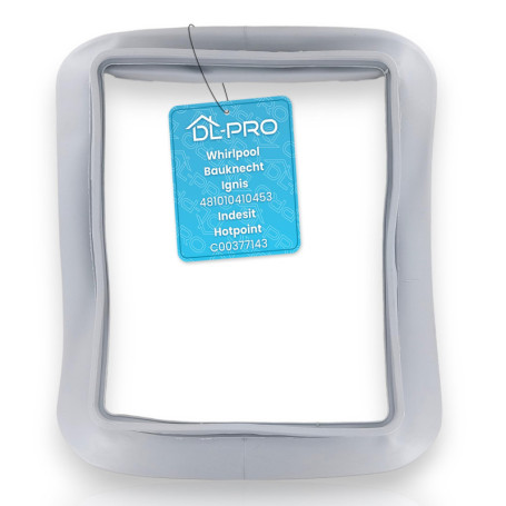 Joint de porte carré DL-pro pour machines à laver Whirlpool et Indesit