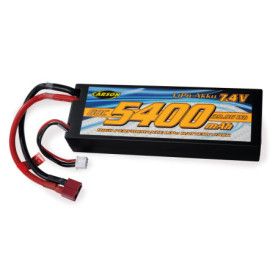Batterie LiPo 7.4V 5400mAh 60C T-Plug pour Voitures RC