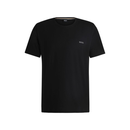 T-Shirt BOSS Mix & Match pour Homme - Noir Léger à Manches Courtes