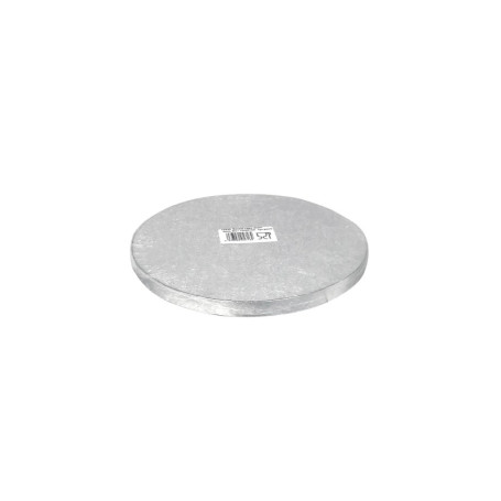 Base de Gâteau Ronde en Carton Argenté Ø 20cm - Élégante et Durable