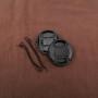 Lot de 6 Cache-Objectifs 52 mm avec Corde Anti-Perte pour Appareils Photo