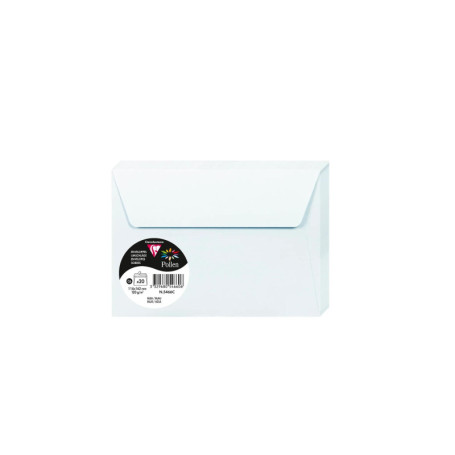 Enveloppes C6 Bleues Auto-Adhésives Clairefontaine - Lot de 20 pour Invitations et Correspondance