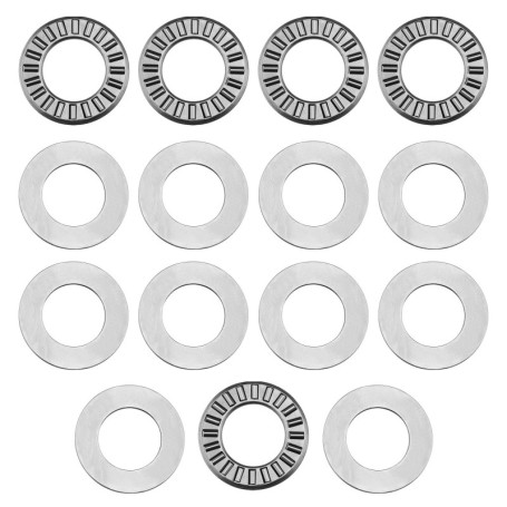 ECSiNG Lot de 5 Roulements à Aiguilles de Poussée avec Rondelles