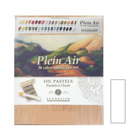 Sennelier Pastels à Huile - Coffret de 36 Couleurs Plein Air