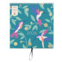 Calendrier Mural Familial 2026 Busy B - 5 Colonnes avec Motif Oiseaux