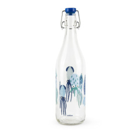 Bouteille d'eau en verre Excelsa Squid 1L avec joint étanche