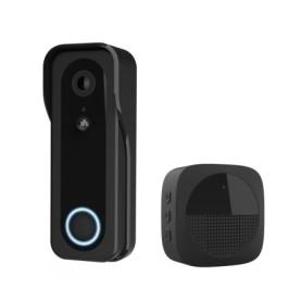 Sonnette Vidéo Sans Fil Trust avec Caméra 3MP et Audio Bidirectionnel