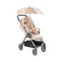 Poussette Pliante Twistshake 7 en 1 pour Bébé - Beige avec Accessoires