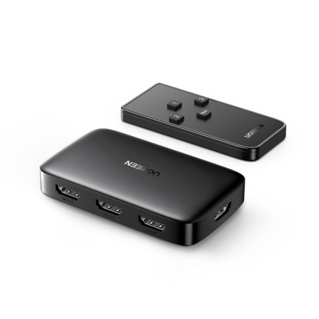 UGREEN Commutateur HDMI 4K avec Télécommande IR - 3 Entrées 1 Sortie