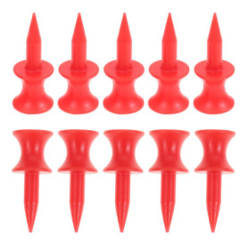 Pack de 100 Tees de Golf en Plastique - Couleurs Aléatoires