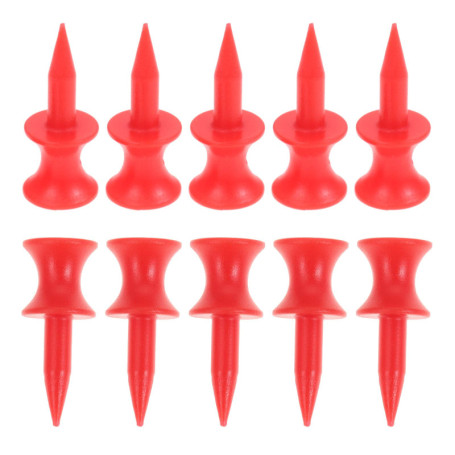 Pack de 100 Tees de Golf en Plastique - Couleurs Aléatoires