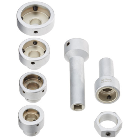 Jeu d'Adaptateurs SW-Stahl pour Filières - 7 Pièces Pratiques