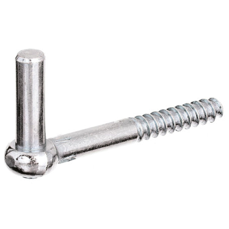 Gond à visser en J Alberts - Kit de 10 crochets électro-galvanisés