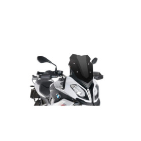 Bulle Sport Puig en Acrylique Noir - Protection Aérodynamique pour Motocyclette