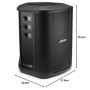 Bose S1 Pro+ Système de Sonorisation Sans Fil Portable Noir