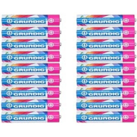 Pack de 18 Piles Alcalines AAA 1,5V - Grundig - Idéal pour Jouets et Télécommandes