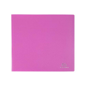 Protège-documents Exacompta OPAK 80 pochettes cristal - Couverture rose A4