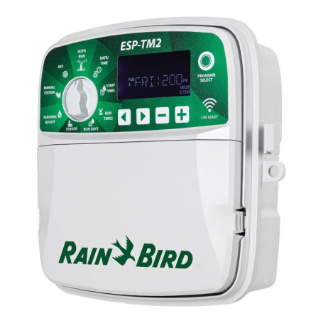 Minuteur d'Arrosage Rain Bird ESP-TM2 8 Positions pour Intérieur et Extérieur