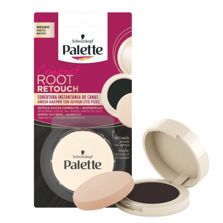 Crème Retouche Noir Palette - 26g pour Cheveux Blancs
