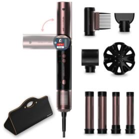 Cecotec Brosse Soufflante Multifonction AirGlam 8in1 Flex Noir