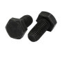 Boulons à Tête Hexagonale Inversés M10x20mm - 2 Pièces en Acier Noir