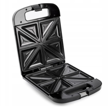 Grille-pain Croque Monsieur XXL Huslog pour 4 Sandwichs - 1400 W Noir