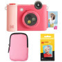 KODAK Smile+ Caméra Instantanée et Imprimante Photo Fuchsia - Pack Démarrage Inclus
