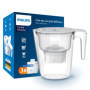 Carafe Filtrante Philips avec 3 Cartouches de Remplacement - 2,6 L