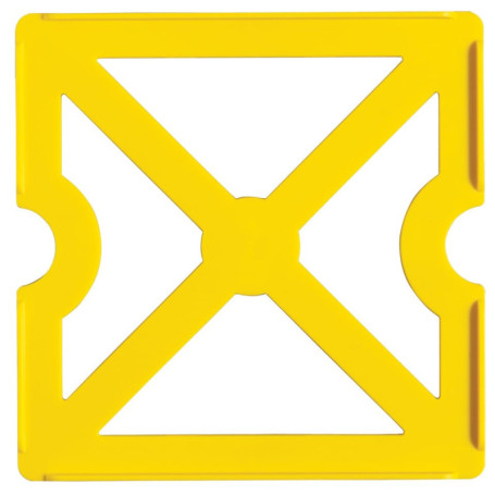 Cadre Jaune Hama pour Perles MAXI - Support Créatif pour Enfants