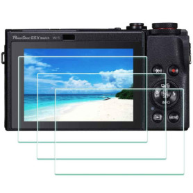ULBTER Verre Trempé pour Canon G7X/G9X - Lot de 3 Protecteurs d'Écran 9H