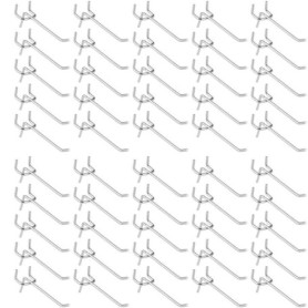 Youery Lot de 50 Crochets Muraux pour Panneaux Perforés - Idéal pour Magasins et Salles d'Outils