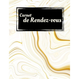 Carnet de Rendez-Vous Professionnel pour Salon de Beauté - 52 Semaines