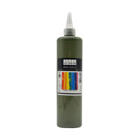 Peinture Acrylique Verte Olive 500 ml - SÜDOR pour Artistes
