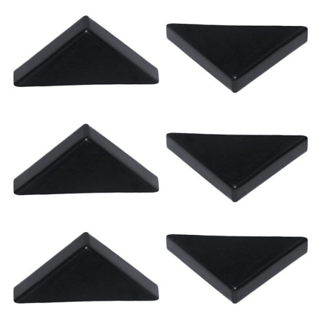 Protecteurs d'Angle Noir HJYZY - 20 Pièces pour Verre et Miroir