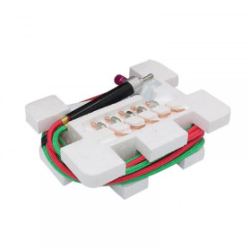 Mini Chalumeau à Gaz DONGKER avec 5 Embouts pour Réparation de Bijoux