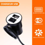 Support Téléphone Moto avec Chargeur Rapide - Universel et Étanche
