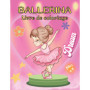 Livre de coloriage Ballerina pour enfants de 4 à 8 ans - 80 pages d'activités créatives