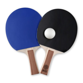 Set de Raquettes de Ping-Pong Inter avec Logo et 2 Balles - Cadeau Idéal pour Fans