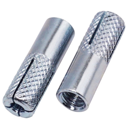 Lot de 20 Ancrages Moletés M6 x 25 mm - Chevilles Murales en Béton