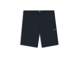 Short en Coton Stretch BOSS pour Hommes avec Logo Brodé