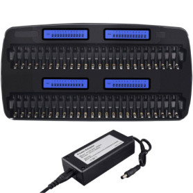Chargeur Intelligent 48 Slots pour Piles AA AAA NIMH avec Écran LCD