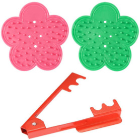 Kit d'Outils pour Enlèvement d'Épines de Roses - 3 Pièces en Plastique