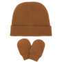 DRESHOW Bonnets et Moufles Doux pour Bébé 0-6 Mois