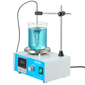 VEVOR Agitateur Magnétique 1L avec Plaque Chauffante et Écran LED