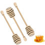 Lot de 3 Cuillères à Miel en Bois - Accessoire Pratique et Esthétique