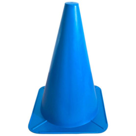 Cône de Signalisation Bleu 24cm - Idéal pour Entraînement Sportif et Marquage